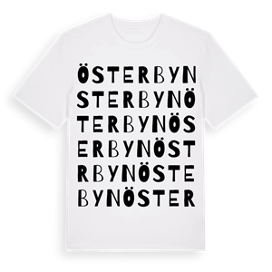 Österbyn ordlek t-shirt – ekologisk bomull t-shirt från Pinshirt