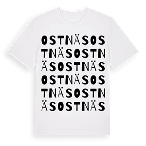 Ostnäs ordlek t-shirt – ekologisk bomull t-shirt från Pinshirt