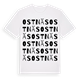 Ostnäs ordlek t-shirt