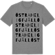Mid Heather Gray t-shirt med Östra Heligfjäll ordlek t-shirt