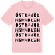 Pink Cotton t-shirt med Östra Jörnsmarken ordlek t-shirt