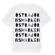White t-shirt med Östra Jörnsmarken ordlek t-shirt