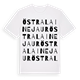 Östra Lainejaur ordlek t-shirt