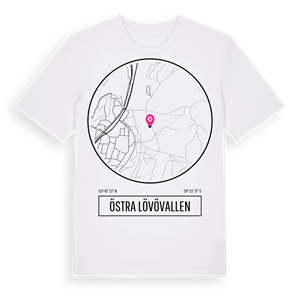 Östra Lövövallen t-shirt – ekologisk bomull t-shirt från Pinshirt