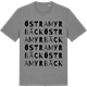 Mid Heather Gray t-shirt med Östra Myrbäck ordlek t-shirt