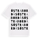 Östra Nordås ordlek t-shirt