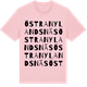 Pink Cotton t-shirt med Östra Nylandsnäs ordlek t-shirt