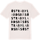 Vintage White t-shirt med Östra Nylandsnäs ordlek t-shirt
