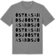 Mid Heather Gray t-shirt med Östra Sandsjö ordlek t-shirt