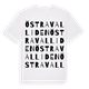Östra Valliden ordlek t-shirt
