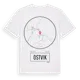White t-shirt med Ostvik t-shirt