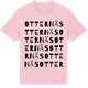 Pink Cotton t-shirt med Otternäs ordlek t-shirt