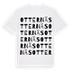 Otternäs ordlek t-shirt