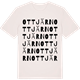 Vintage White t-shirt med Ottjärn ordlek t-shirt
