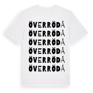 Överrödå ordlek t-shirt – ekologisk bomull t-shirt från Pinshirt