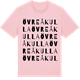 Pink Cotton t-shirt med Övre Åkulla ordlek t-shirt