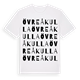 White t-shirt med Övre Åkulla ordlek t-shirt