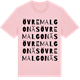 Pink Cotton t-shirt med Övre Malgonäs ordlek t-shirt