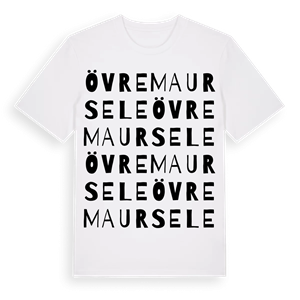Övre Maursele ordlek t-shirt – ekologisk bomull t-shirt från Pinshirt