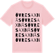 Pink Cotton t-shirt med Övre Saxnäs ordlek t-shirt
