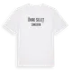 White t-shirt med Övre Selet i Sverige t-shirt