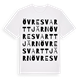 Övre Svarttjärn ordlek t-shirt