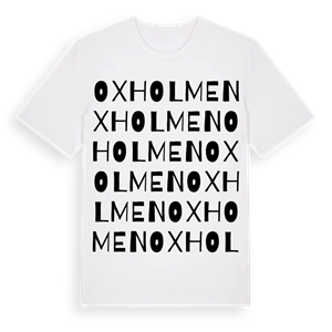 Oxholmen ordlek t-shirt – ekologisk bomull t-shirt från Pinshirt