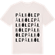 Vintage White t-shirt med Pålböle ordlek t-shirt