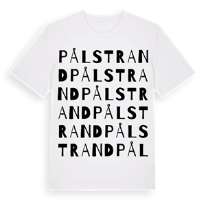Pålstrand ordlek t-shirt – ekologisk bomull t-shirt från Pinshirt