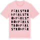 Pink Cotton t-shirt med Pärlström ordlek t-shirt