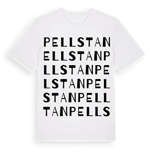 Pellstan ordlek t-shirt – ekologisk bomull t-shirt från Pinshirt