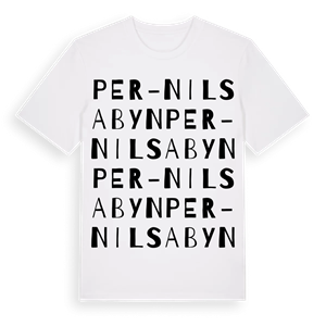 Per-Nilsabyn ordlek t-shirt – ekologisk bomull t-shirt från Pinshirt