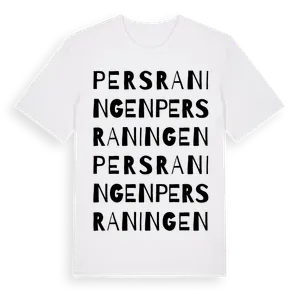 Persraningen ordlek t-shirt – ekologisk bomull t-shirt från Pinshirt