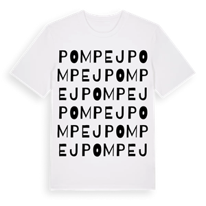 Pompej ordlek t-shirt – ekologisk bomull t-shirt från Pinshirt