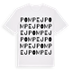 Pompej ordlek t-shirt