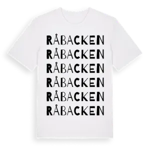 Råbacken ordlek t-shirt – ekologisk bomull t-shirt från Pinshirt