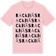 Pink Cotton t-shirt med Racknäs ordlek t-shirt