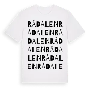Rådalen ordlek t-shirt – ekologisk bomull t-shirt från Pinshirt