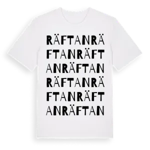 Räftan ordlek t-shirt – ekologisk bomull t-shirt från Pinshirt
