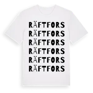Räftfors ordlek t-shirt – ekologisk bomull t-shirt från Pinshirt