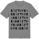 Mid Heather Gray t-shirt med Räftmyran ordlek t-shirt