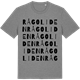Mid Heather Gray t-shirt med Rågoliden ordlek t-shirt