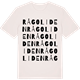 Vintage White t-shirt med Rågoliden ordlek t-shirt