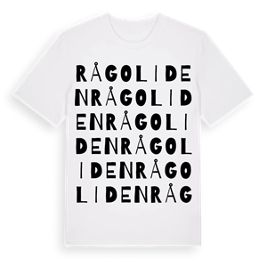Rågoliden ordlek t-shirt – ekologisk bomull t-shirt från Pinshirt