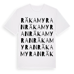 Räkamyran ordlek t-shirt – ekologisk bomull t-shirt från Pinshirt