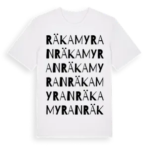 Räkamyran ordlek t-shirt – ekologisk bomull t-shirt från Pinshirt