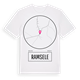 White t-shirt med Ramsele t-shirt