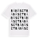 White t-shirt med Rånäset ordlek t-shirt