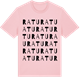 Pink Cotton t-shirt med Ratu ordlek t-shirt