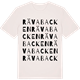 Vintage White t-shirt med Rävabacken ordlek t-shirt